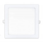 Downlight panel LED Cuadrado 235x235mm Blanco 20W
